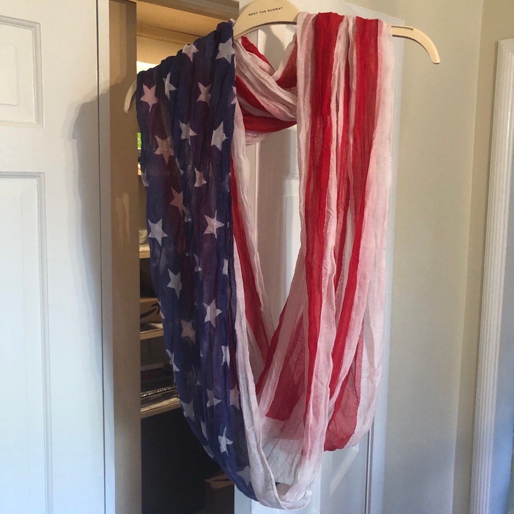 American flag infinity scarf